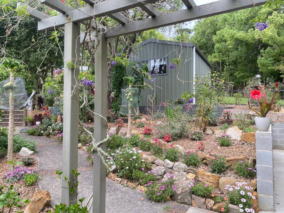 Accomodation Building and Garden
